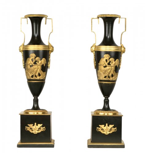 Pair Of French Directoire Vases