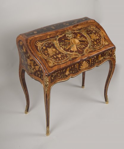 Furniture  - Louis XV &quot;Dos d&#039;Ane&quot; Desk Stamped by Peridiez