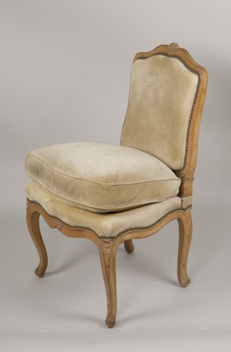 Louis XV Beech &quot;Chauffeuse&quot; Chair - Seating Style Louis XV