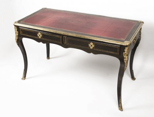 Bureau plat d'époque Louis XV