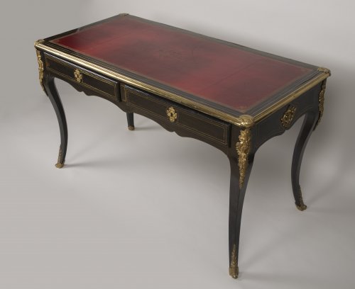 Mobilier Bureau et Secrétaire - Bureau plat d'époque Louis XV