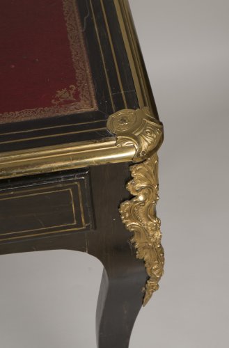 Louis XV - Bureau plat d'époque Louis XV