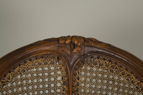 A Louis XV Desk Armchair Attributed to E. Meunier - 