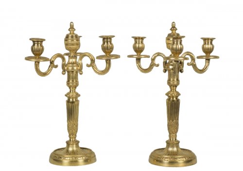 Pair of Louis XVI candelabrum