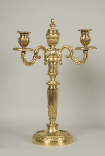 Lighting  - Pair of Louis XVI candelabrum