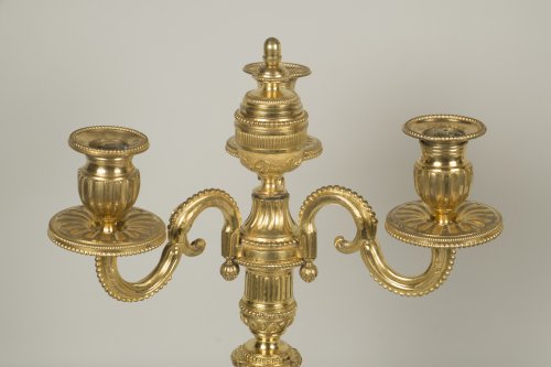 Pair of Louis XVI candelabrum - Louis XVI