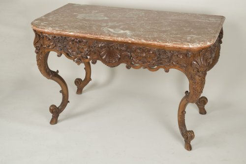 Regence Walnut Table à Gibier - Furniture Style French Regence