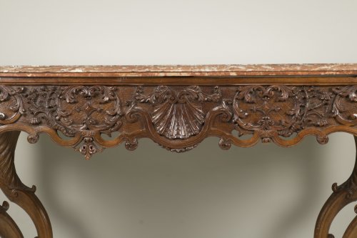 18th century - Regence Walnut Table à Gibier