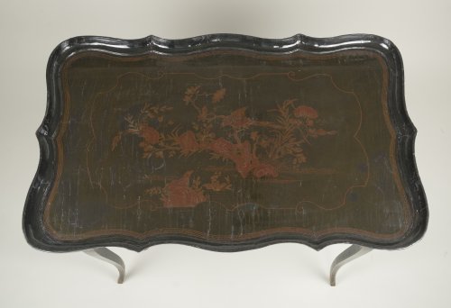 Louis XV - Table cabaret en laque européenne d'époque Louis XV