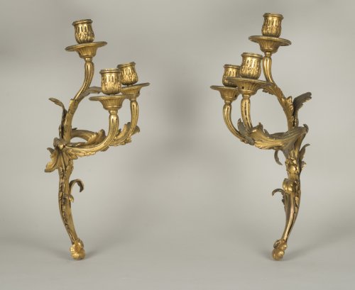 Pair of Louis XV sconces - Lighting Style Louis XV