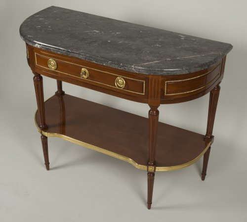 Console en acajou d'époque Louis XVI - Louis XVI