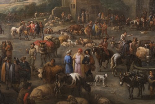 Paintings & Drawings  - Marketplace - Peeter van Bredael (1629-1719)