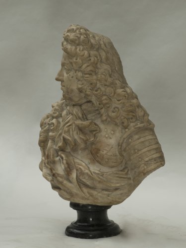 Coysevox, attribué à - Buste du Grand Dauphin - Galerie Gilles Linossier