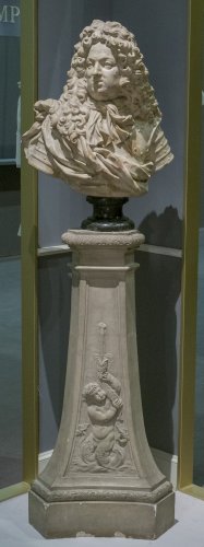 Coysevox, attribué à - Buste du Grand Dauphin - 