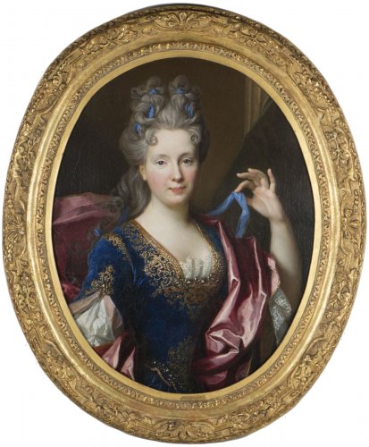 Nicolas de Largillière (Paris 1656-1746) - Portrait de Geneviève Chamillard