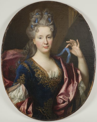 Nicolas de Largillière (Paris 1656-1746)  - Portrait  of Geneviève Chamillard - 