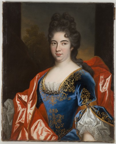 Atelier de Nicolas de Largillière - Portrait de Marie Dorothée du Saux - Tableaux et dessins Style 