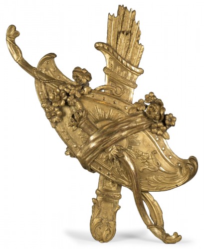 Gilt wood trophy