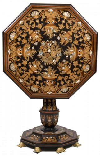 Pedestal Table Attributed to Falcini Brothers