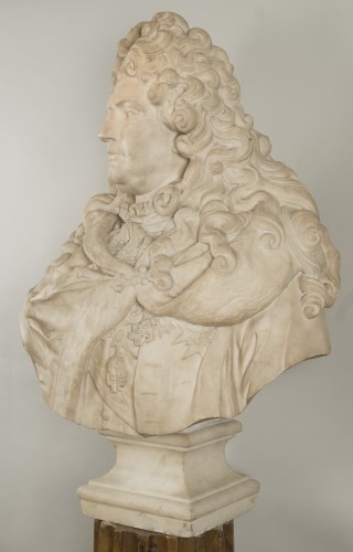 Buste présumé du Duc de Boufflers attribué à Antoine Coysevox - 