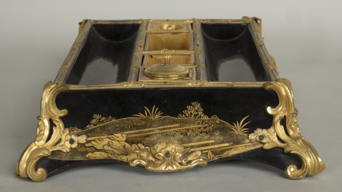 Encrier en laque du Japon, époque Louis XV - Louis XV