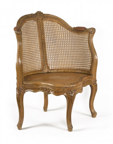 Fauteuil de bureau d’époque Louis XV attribué à Etienne Meunier