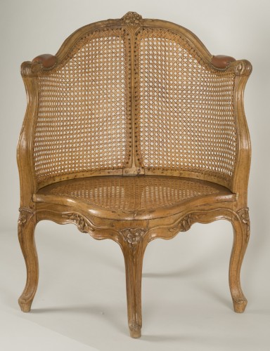 Fauteuil de bureau d’époque Louis XV attribué à Etienne Meunier - Louis XV