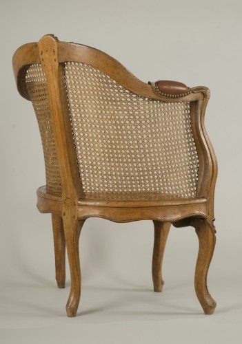 Louis XV - Fauteuil de bureau d’époque Louis XV attribué à Etienne Meunier