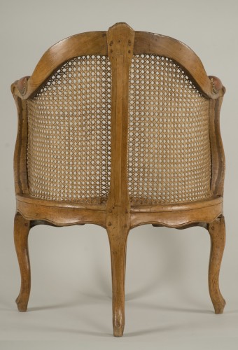 Antiquités - Fauteuil de bureau d’époque Louis XV attribué à Etienne Meunier