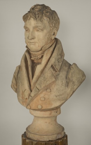 Bust of an aristocrat - Jean-Baptiste Cadet de Beaupré (1758-1823) - Sculpture Style 