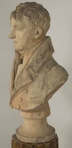 Sculpture  - Bust of an aristocrat - Jean-Baptiste Cadet de Beaupré (1758-1823)