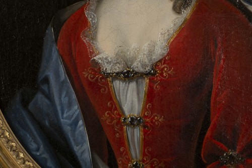 Paintings & Drawings  - Portrait of Marie Anne Maudet - Etienne Odot Garot Dubuisson (1652, 1732)