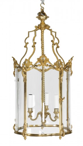 Gilded bronze lantern