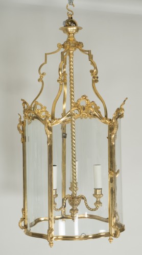 Gilded bronze lantern - Lighting Style 