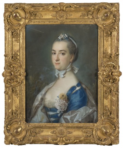 Portrait de la princesse Anastasia Ivanovna Troubetzkaïa (1700-1755) par A. Roslin