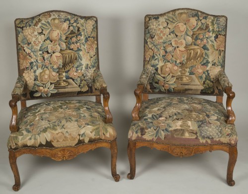 Pair of Régence armchairs - Seating Style French Regence