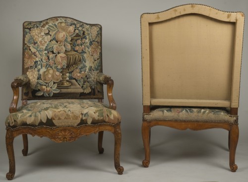 Antiquités - Pair of Régence armchairs