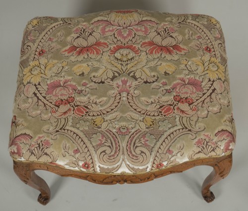 Antiquités - Tabouret d'époque Louis XV