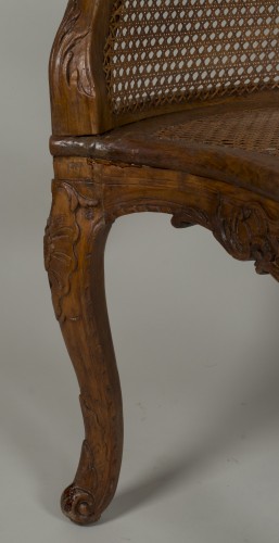 Louis XV chair attributed to E. Meunier - 