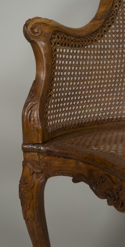 Antiquités - Louis XV chair attributed to E. Meunier