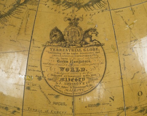 Globe de parquet terrestre ADDISON &Cie - 