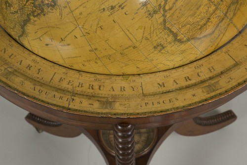  - Globe de parquet terrestre ADDISON &Cie