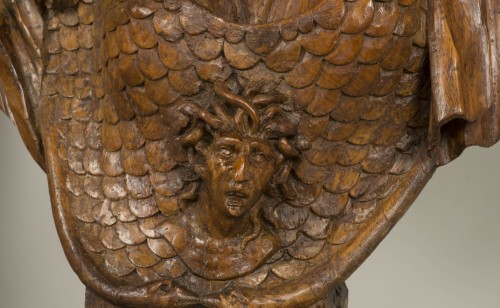 XVIIIe siècle - Paire Bustes de Mercure et Minerve, Travail Allemand du XVIIIe