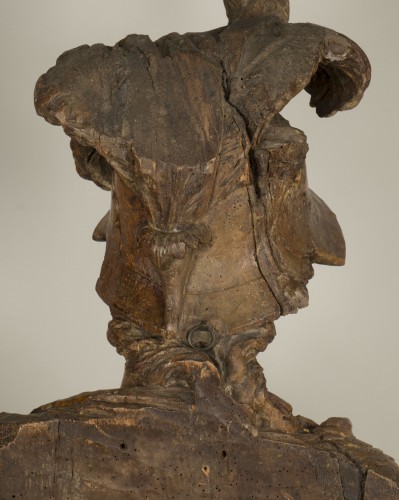 Antiquités - Paire Bustes de Mercure et Minerve, Travail Allemand du XVIIIe
