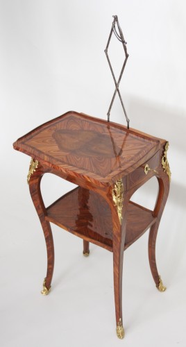 Table with screen stamped Migeon - Furniture Style Louis XV