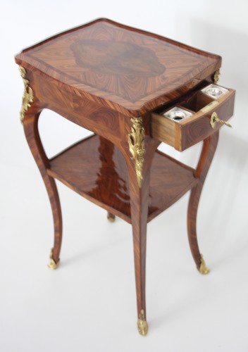 Louis XV - Table with screen stamped Migeon