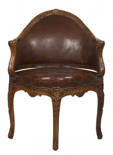 Fauteuil de bureau d'époque Régence