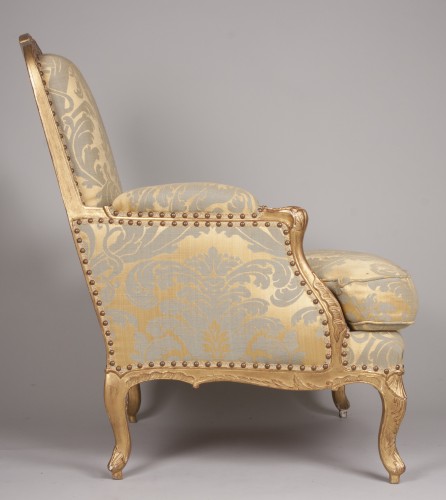 Bergère d'époque Louis XV - Galerie Gilles Linossier