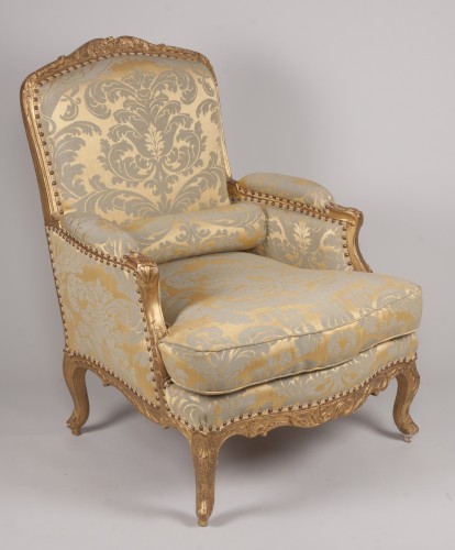 Louis XV - Bergère d'époque Louis XV