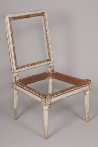 Set of four Louis XVI chairs - Seating Style Louis XVI